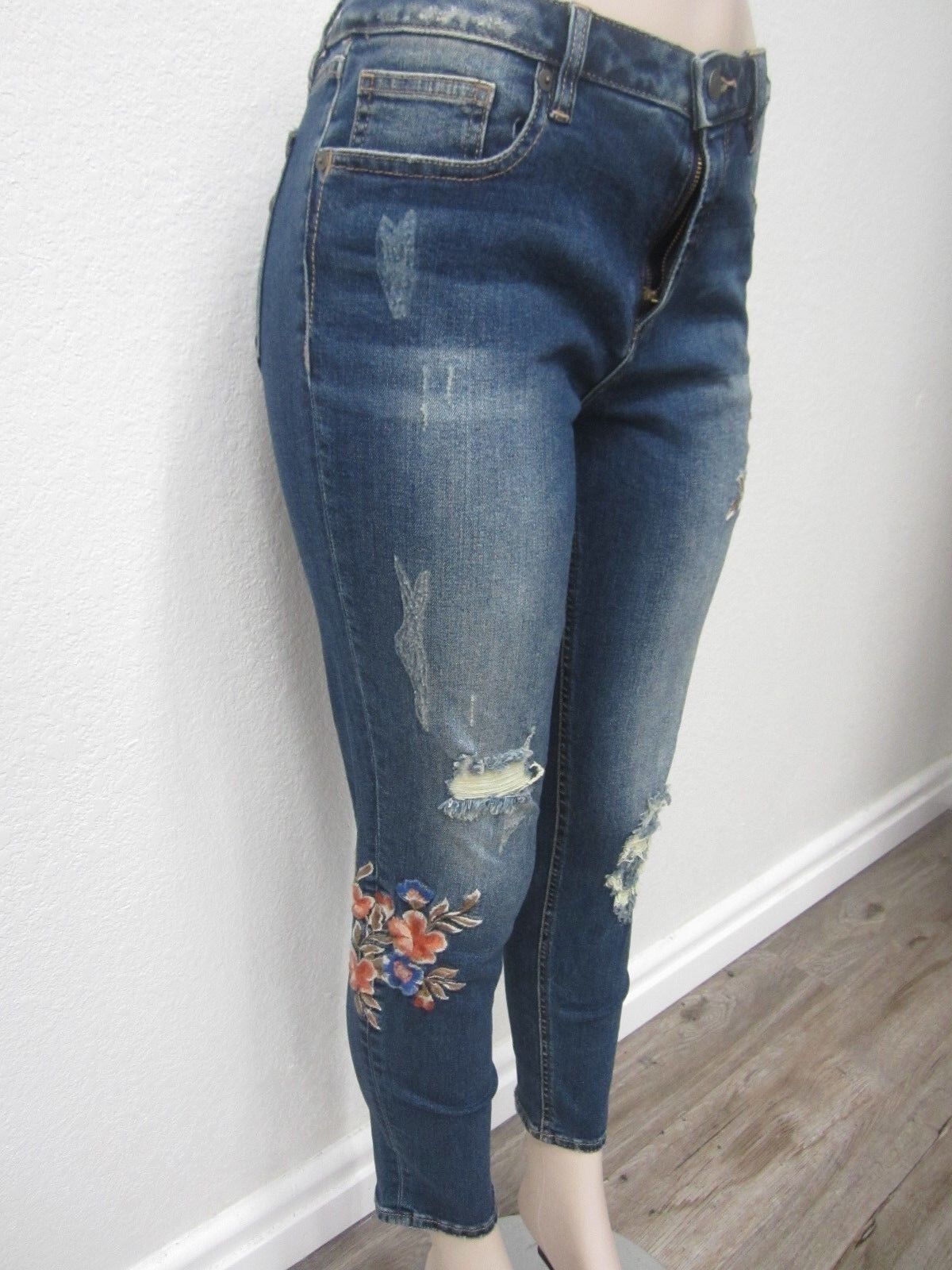 NWT WOMEN'S MISS ME JEANS M2056AK MID RISE ANKLE SKINNY CUT SIZE 31 x 27
