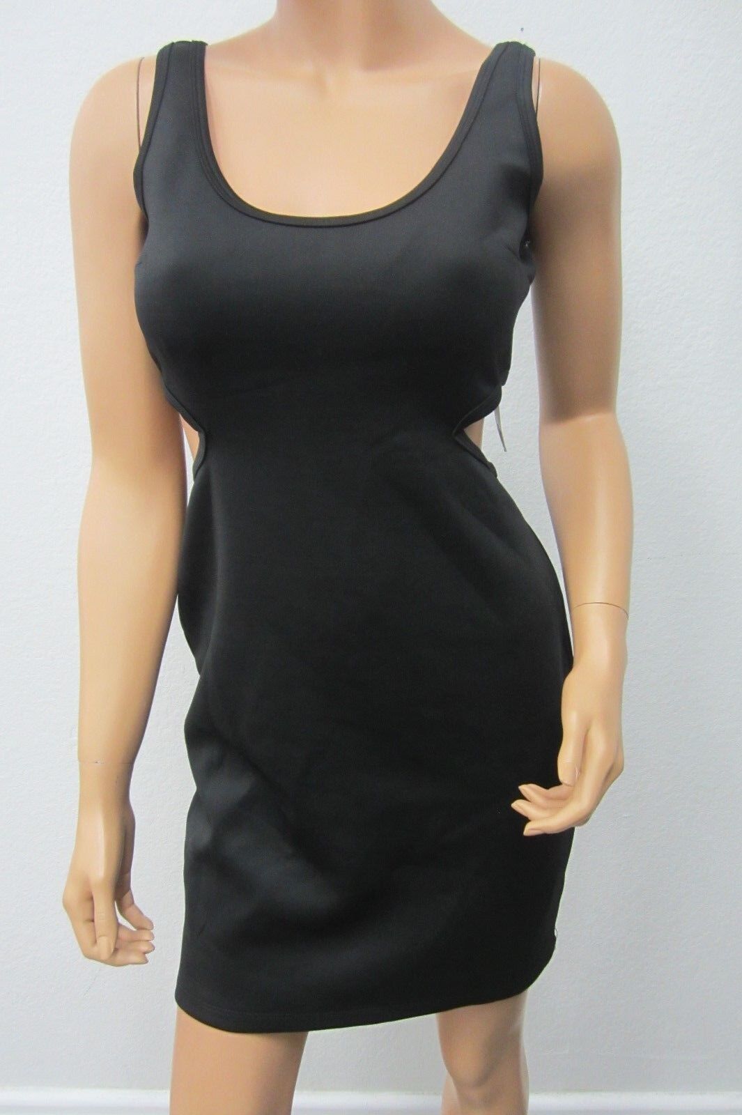 *NWT* Bongo Woman's Sexy Black Club Cut Out Peek-A-Boo Cocktail Dress Size Large