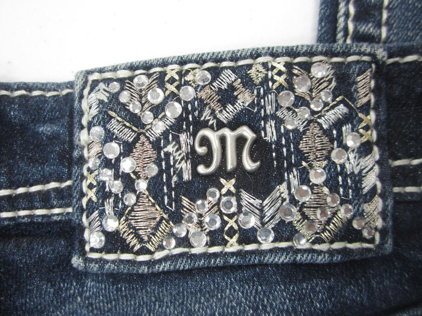 NWT Miss Me Skinny Cut Denim Girls Jeans Junior  (JK8493S) Size 8 x 26