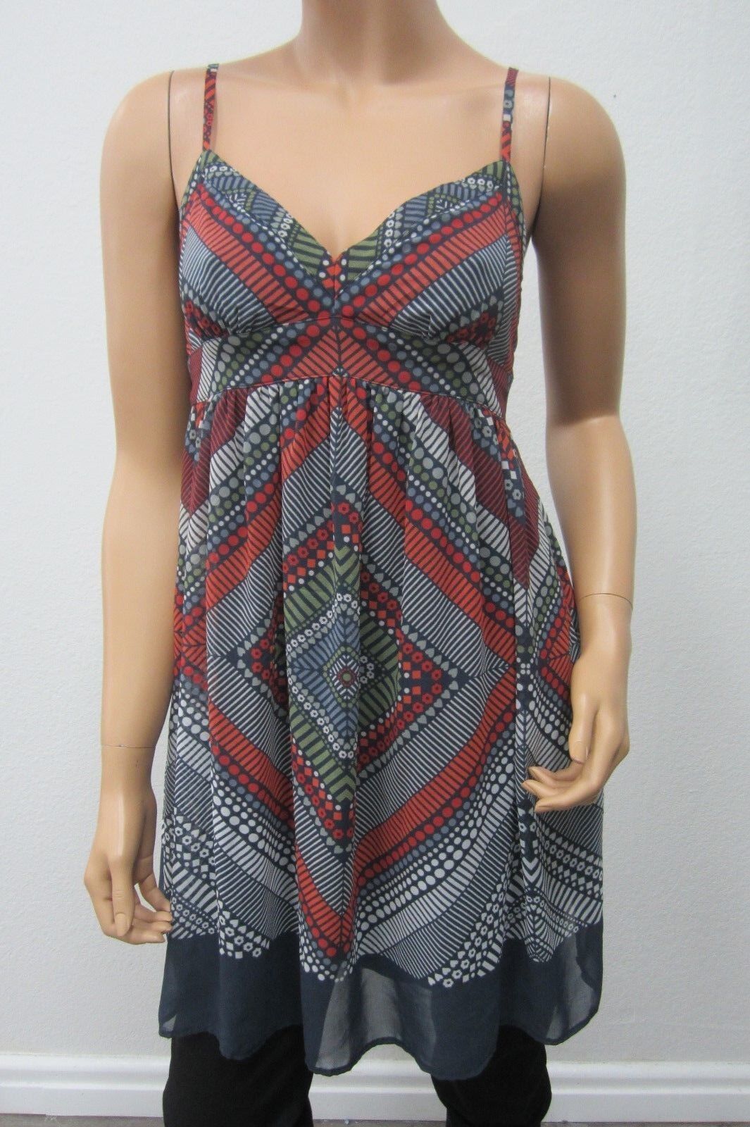 AMERICAN EAGLE SUPER CUTE DRESS ELASTIC TOP SPAGHETTI STRAPS  WOMEN'S Size 2