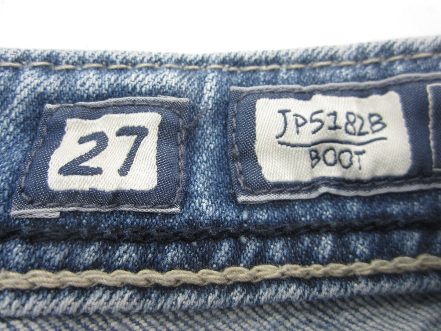 NICE MISS ME WOMEN'S JP5182B EMBROIDERED POCKETS PREMIUM BOOT CUT JEANS 27x33