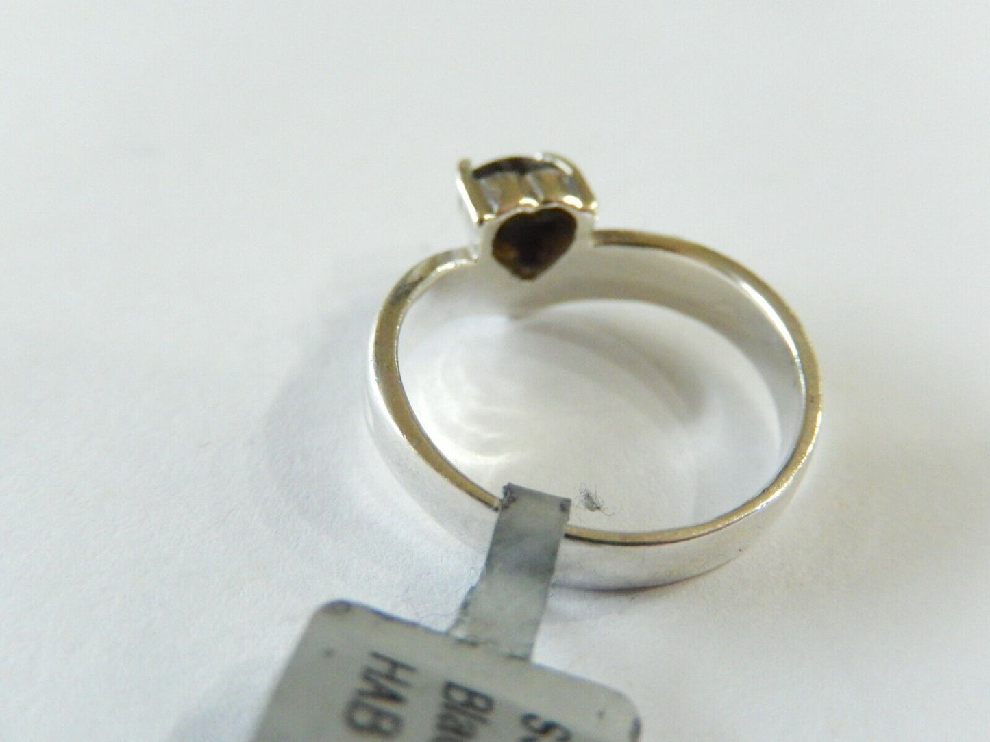 *VINTAGE*  925 Sterling Silver  Black Onyx  Ring Size 6