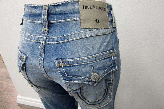 *NWT* $299.00 TRUE RELIGION Geno  Relaxed Slim Jeans Men's Size W32 x L33