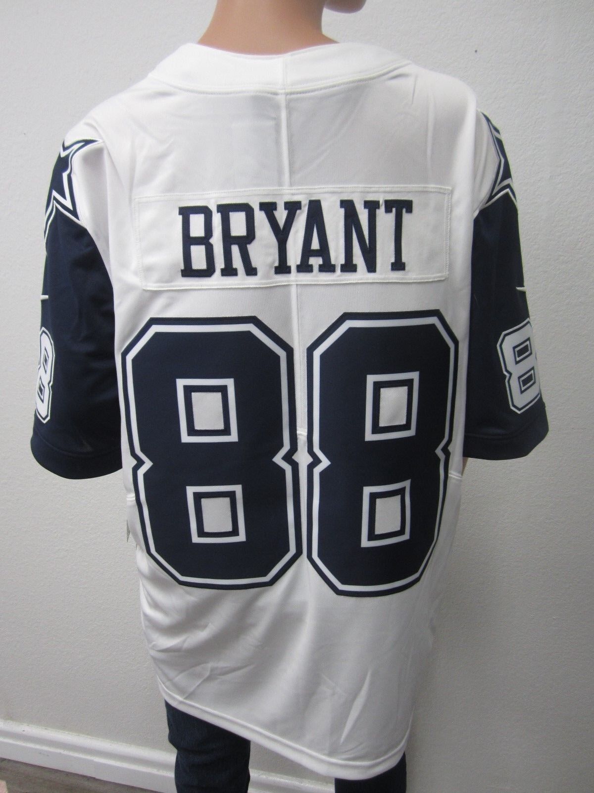 NWT DALLAS COWBOYS BRYANT 88 ADULT NIKE STITCHED WHITE LIMITED JERSEY SIZE XL