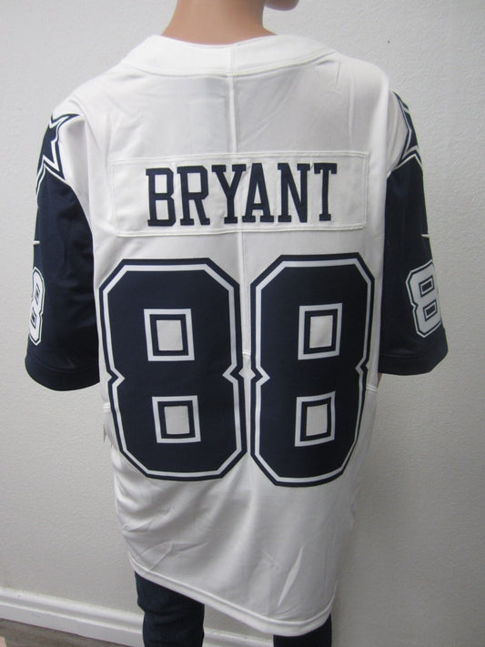 NWT DALLAS COWBOYS BRYANT 88 ADULT NIKE STITCHED WHITE LIMITED JERSEY SIZE XL