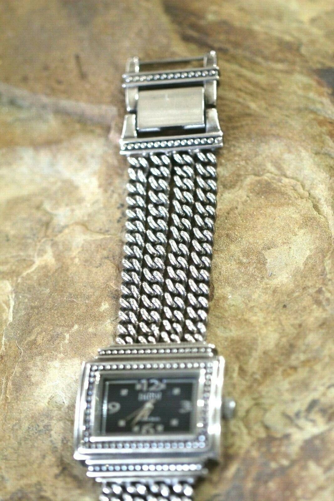 Ecclissi Sterling Silver Wrist Watch  Sterling Silver Multi Chain Band