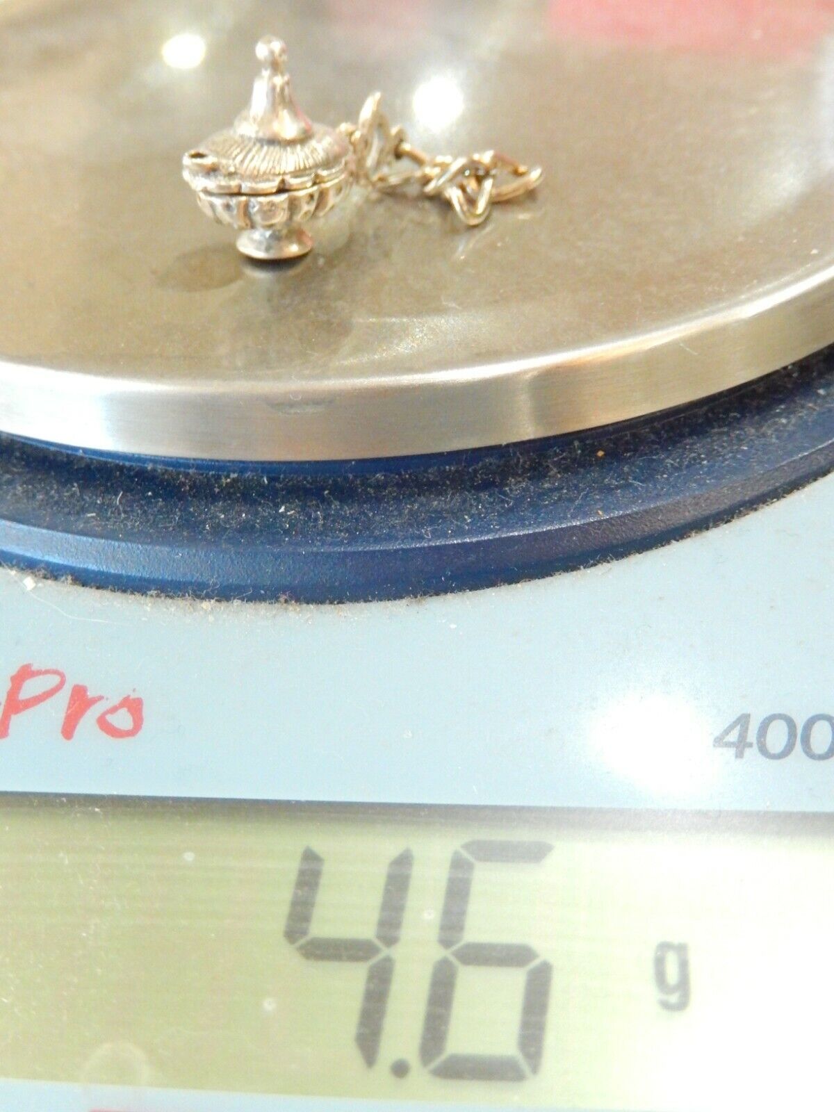 Sterling Silver Alibaba Aladdin Opening Genie Wish Lamp Charm