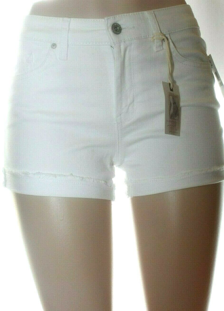 *NWT* $49.50 Jessica Simpson Womens  White Denim Shorts Size 27