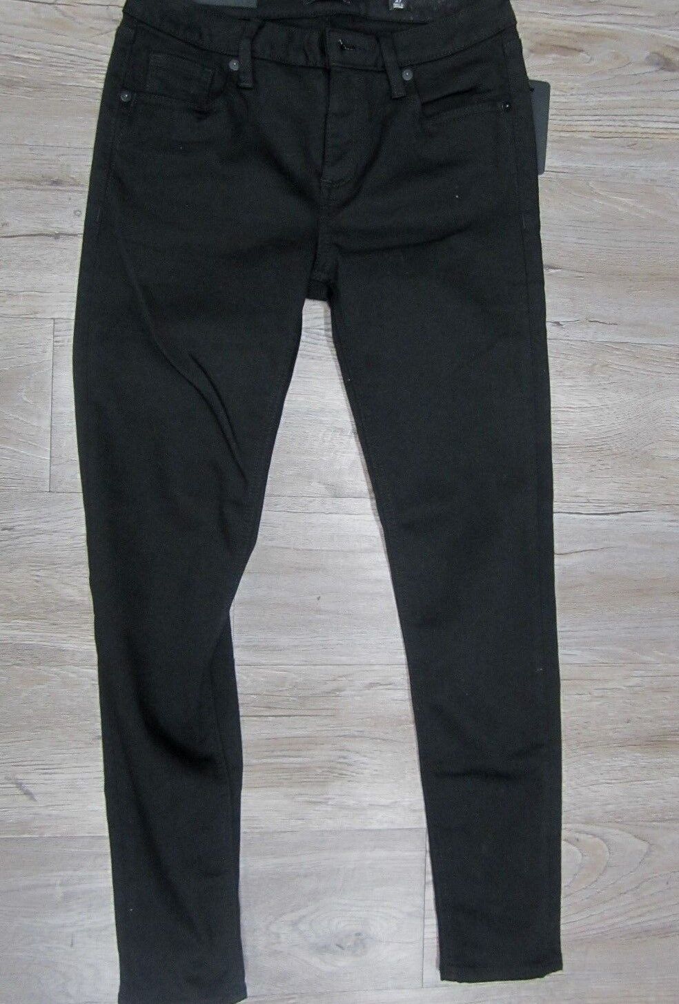 NWT Miss Me - Womens Mid-Rise Super Skinny Black Jeans M1001G32 Size 27 x 27