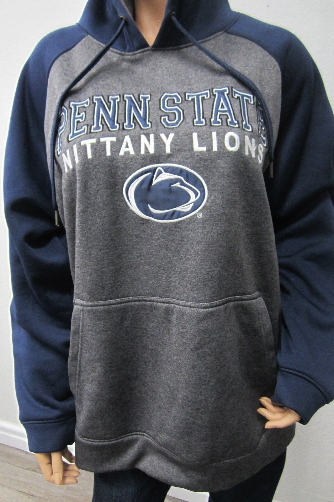 NEW Sewn Penn State Nittany Lions NCAA  Men's  Pullover Hooded Jacket