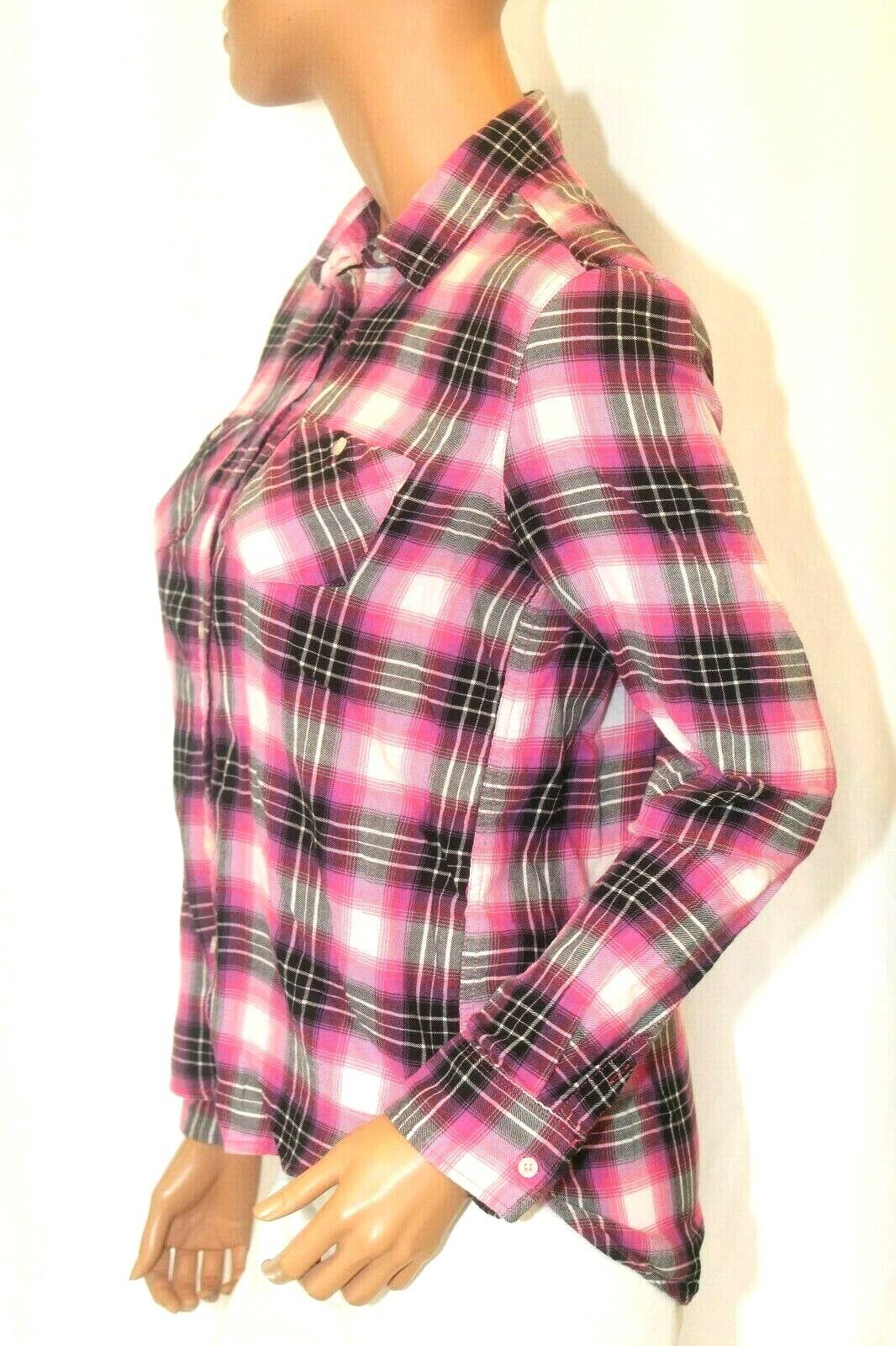 *NEW* Aeropostale Eighty-Seven Multicolor Plaid Shirt Size Medium