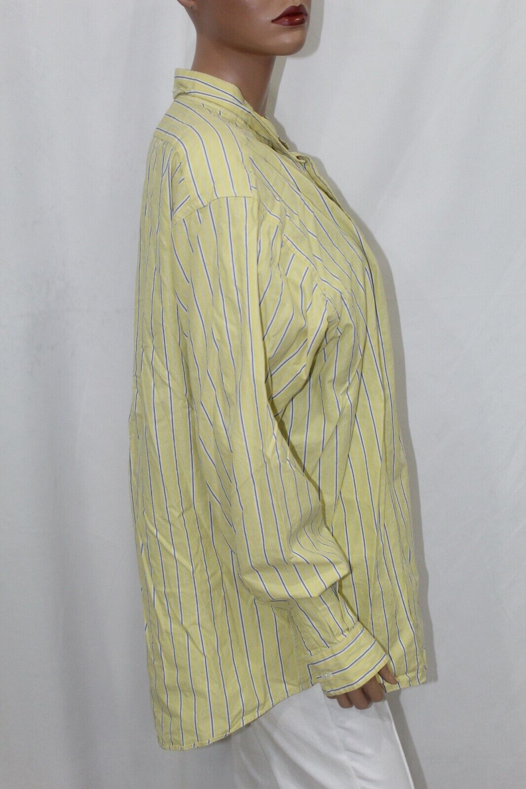 Ralph Lauren Vintage Button Down Label Long Sleeve Button Down  Shirt Size XL