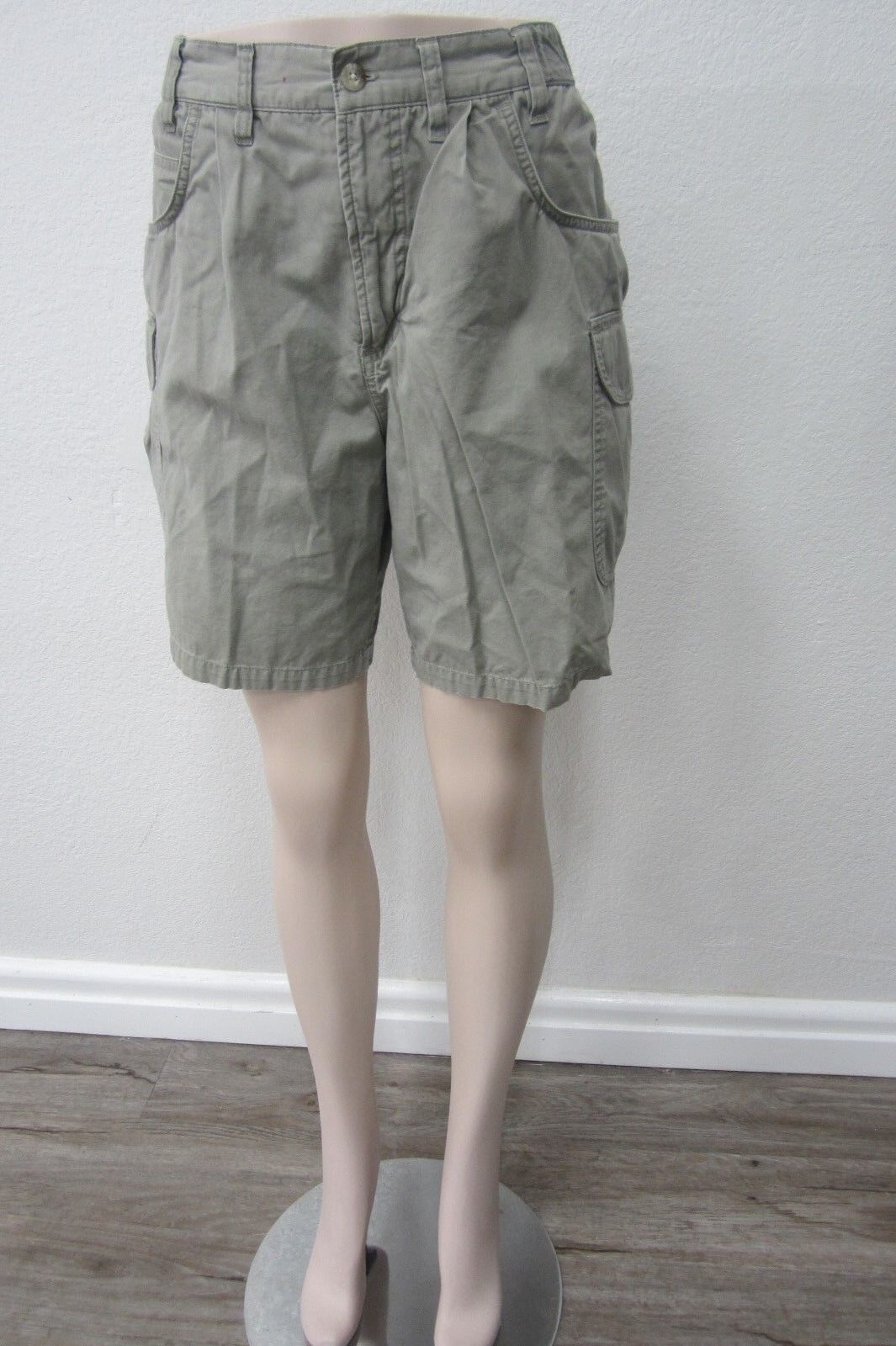 *NICE*  COLUMBIA  Mens  Khaki Technical Outdoor Hiking Cargo Shorts Size W32