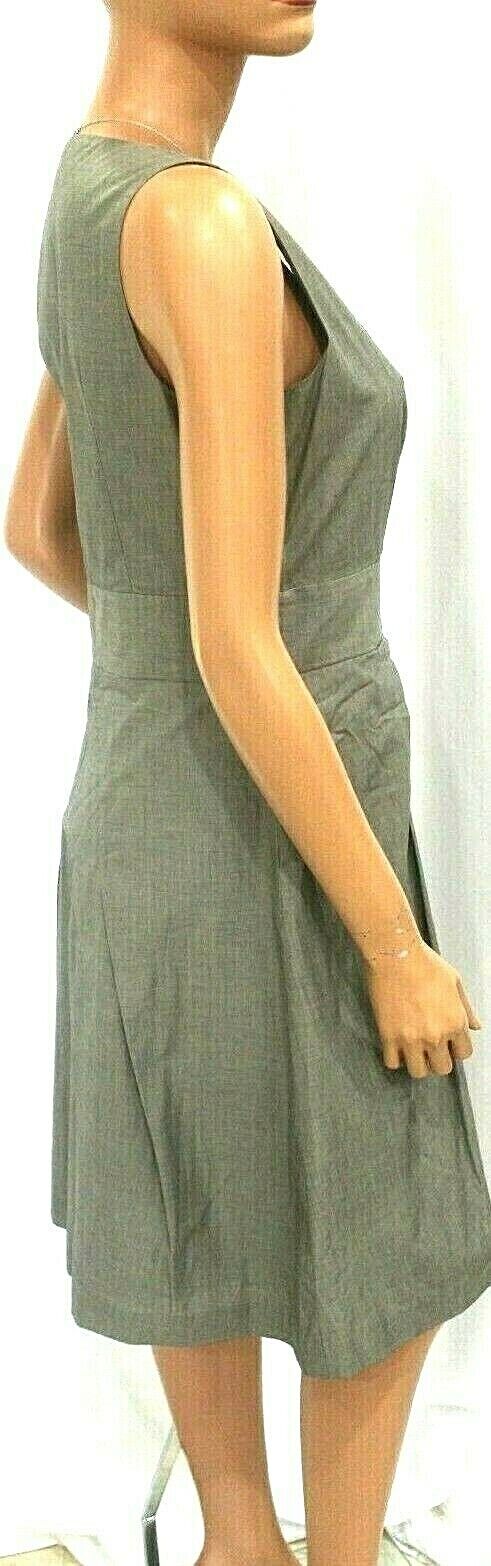 DUE PER DUE Women's Long Dress 100% Linen Full Lined Side Zipper Size 8