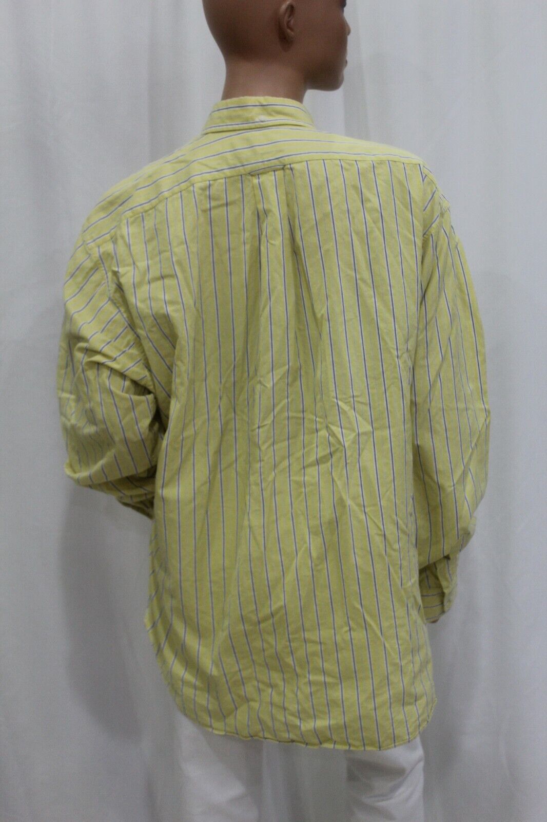 Ralph Lauren Vintage Button Down Label Long Sleeve Button Down  Shirt Size XL