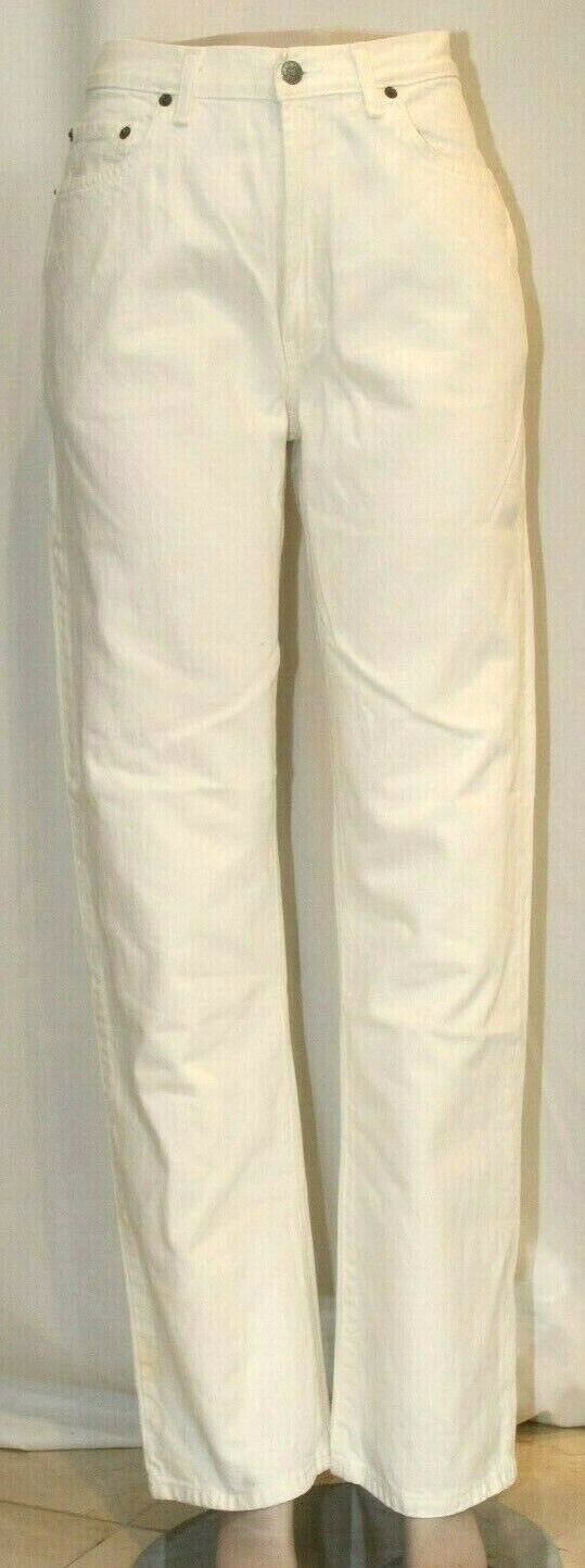 *NEW*  Ralph Lauren Polo White Dungarees 5 Pocket Jeans Size W32 x L32