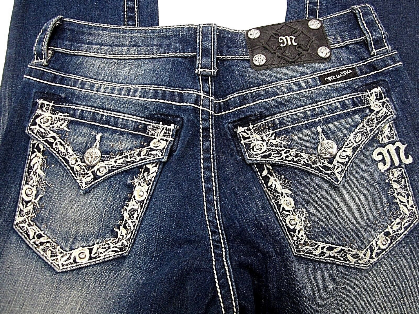 NWOT Women's Miss Me  Boyfriend Capri Style No: JB5521P Size 25 x 24