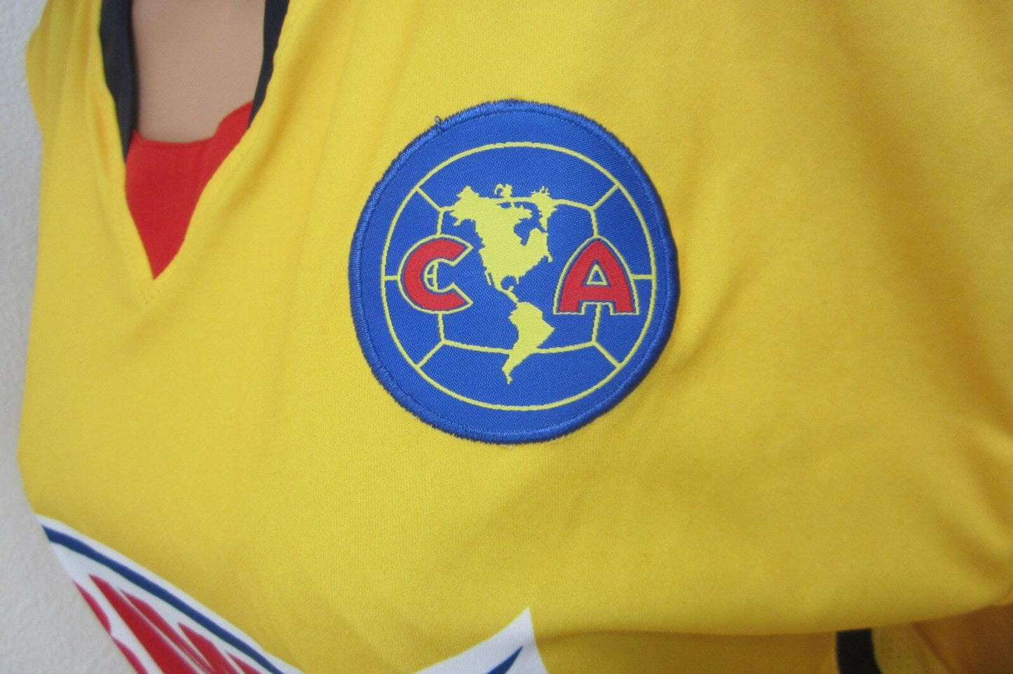 *NEW* Ortega Sport Club America Soccer Jersey Bimbo Coca Cola/Corona Men's Sz XL