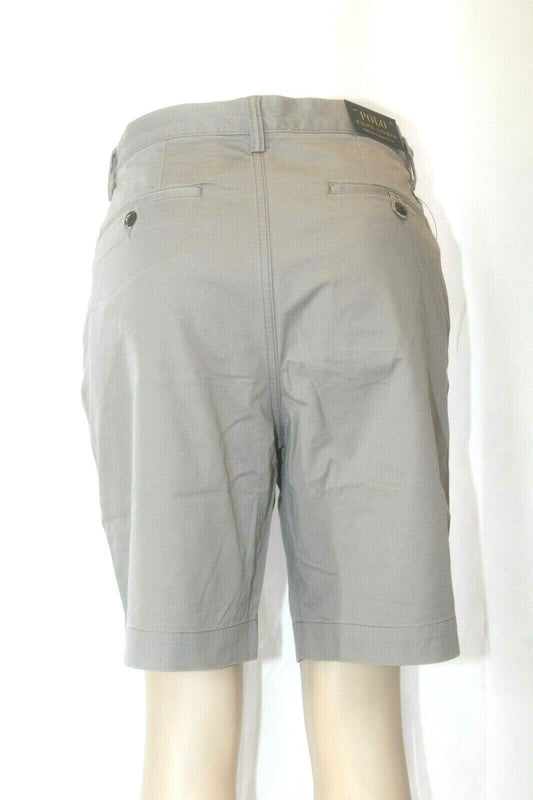 NWT -  $75.Polo Ralph Lauren Men Grey Chino Shorts Stretch Classic Fit 9" Siz 40