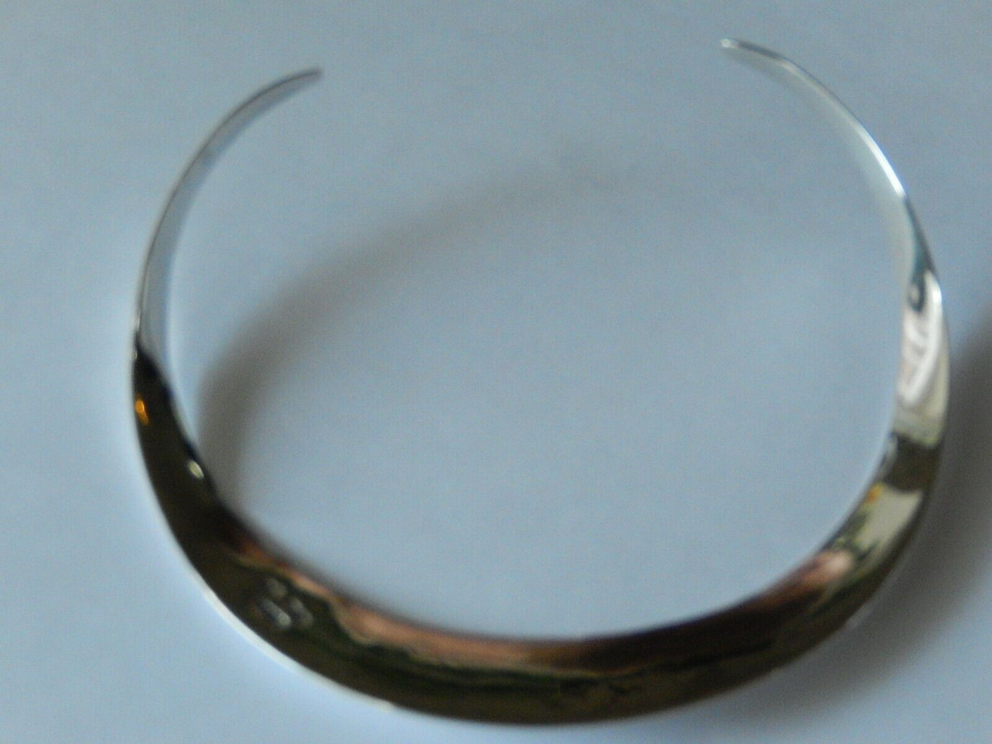 Vintage 925 Sterling Silver Artist TP-35 Mexico Wide Statement Collar Necklace