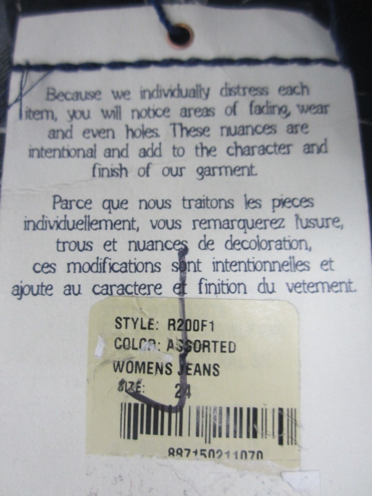 AUTHENTIC NWT TRUE RELIGION WOMENS JEANS SKINNY SIZE 24 X 30  DARK COLOR