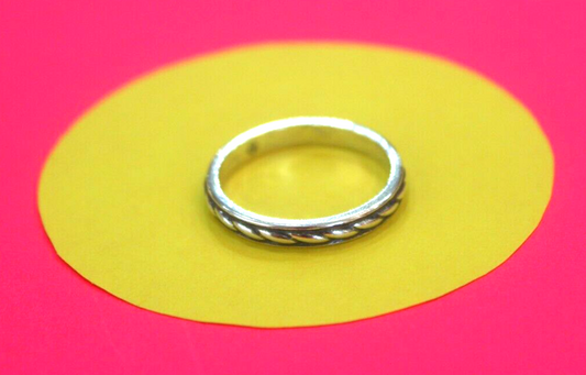 Brighton Decorative  Silver Tone Band Ring Size 9.5