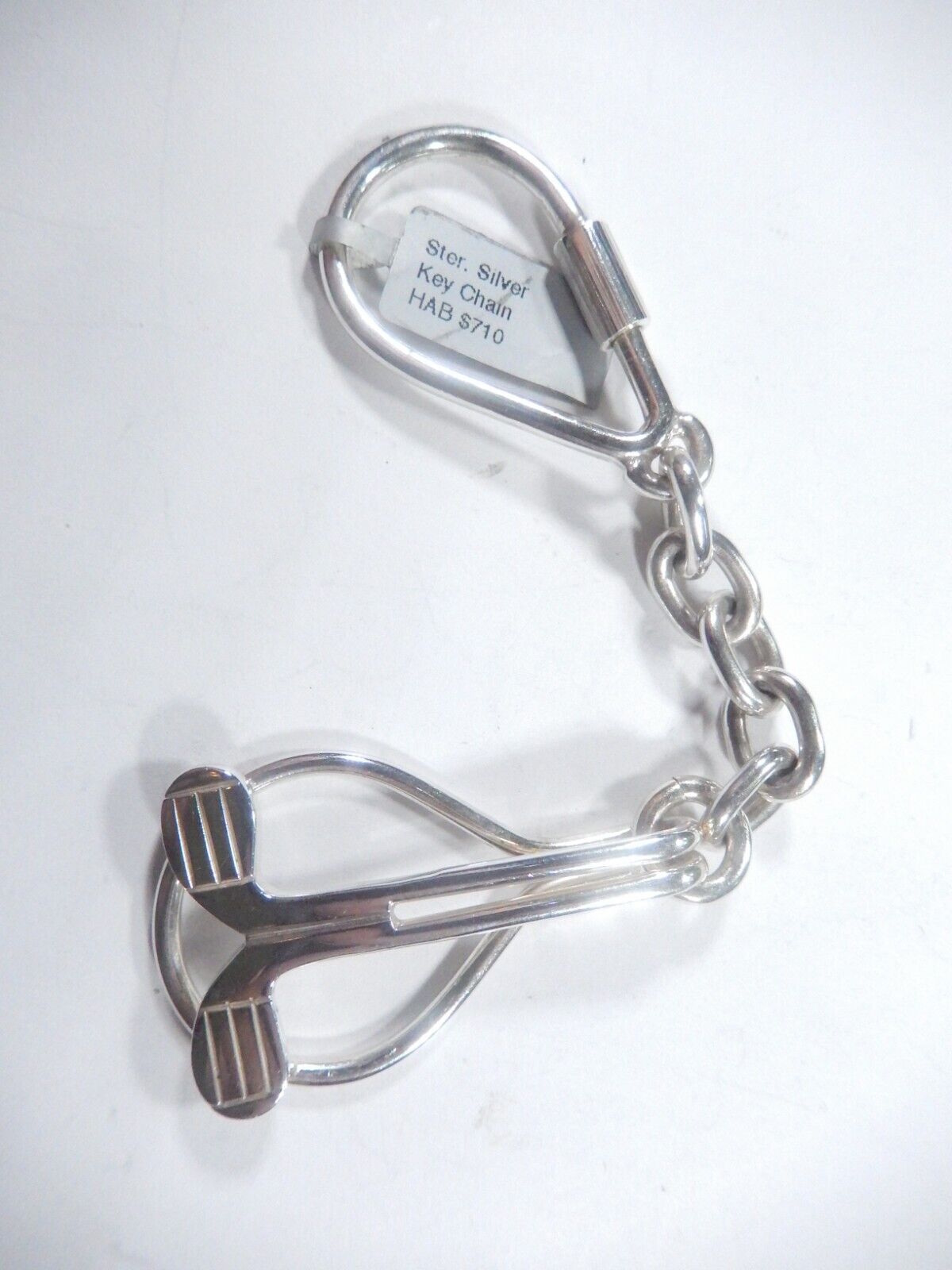 *VINTAGE* TAXCO  925 Sterling Silver Golf Money Clip Key Chain