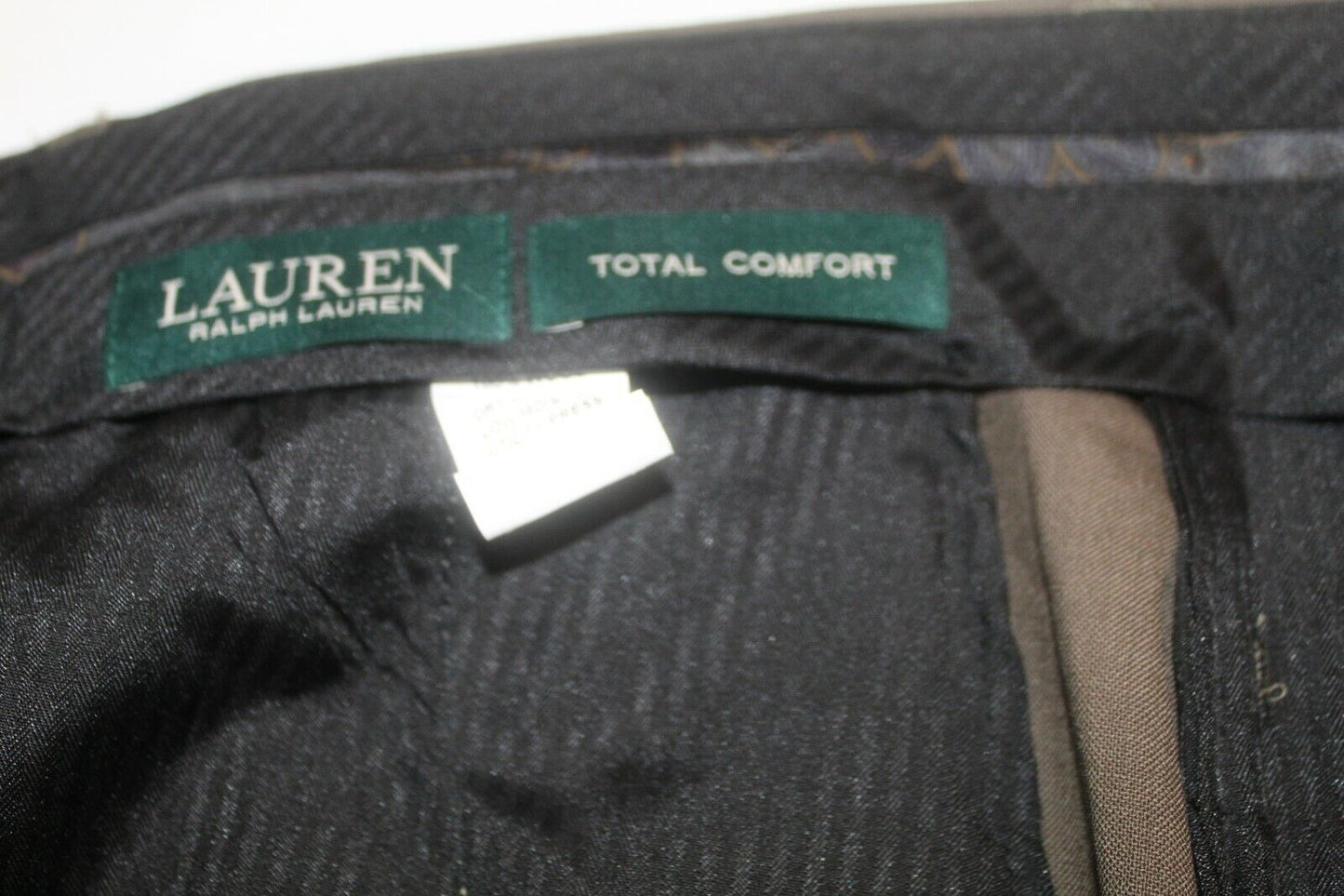 *NWT* $120. Lauren Ralph Lauren Total Comfort Trousers 100%Wool Pants Sz 34 x 32