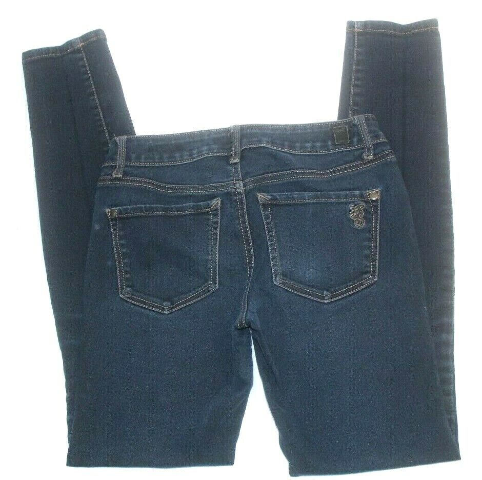 Jessica Simpson Women's Jeans Leggings Kiss Me Dark Wash Pockets Sz 26 x 29