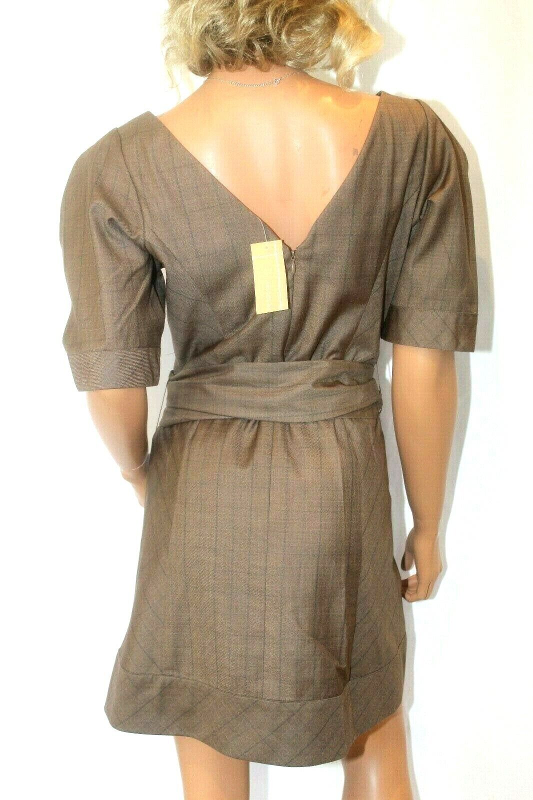 *NWT*  $228. TO THE MAX Women Lined Dress Brown  "VERY CLASSY" Size 8