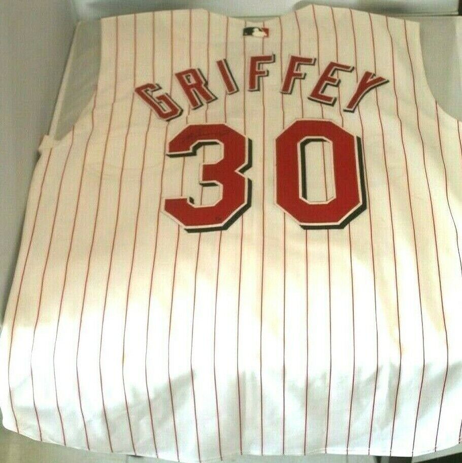 Ken Griffey Jr. Autographed Signed Cincinnati Reds Russell Authentic  Jersey