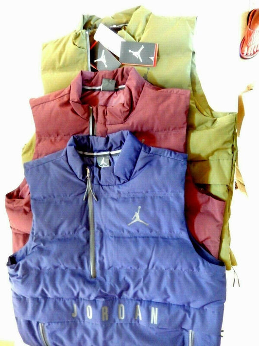 *NWT* Jordan Mens Jumpman  Insulated Training Tech Vest Sz L - Green