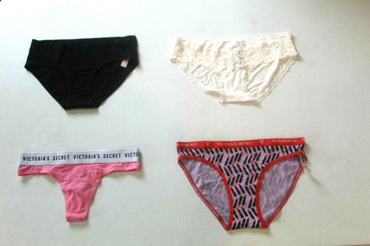 ♡  *NWT*  Lot of Four Random Victoria's Secret Panties Size  XS  ♡