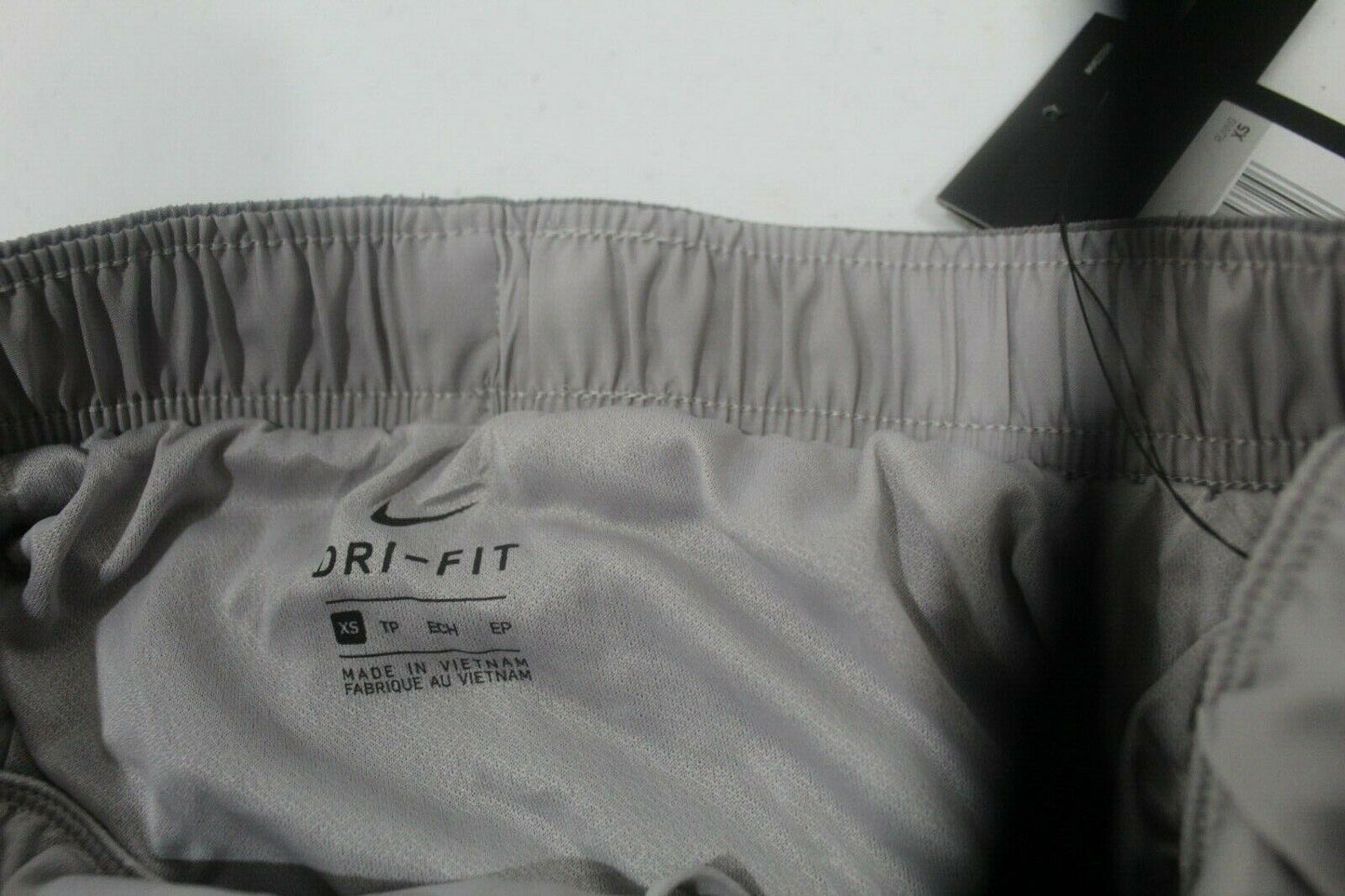*NWT* NIKE Dri-Fit Gray Lined Yoga Athletic Running Women's Shorts Size XS