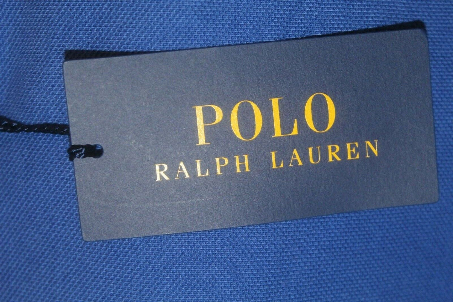 *NWT* $85. Polo Ralph Lauren Classic Fit Mesh Blue Polo Shirt Sz Med