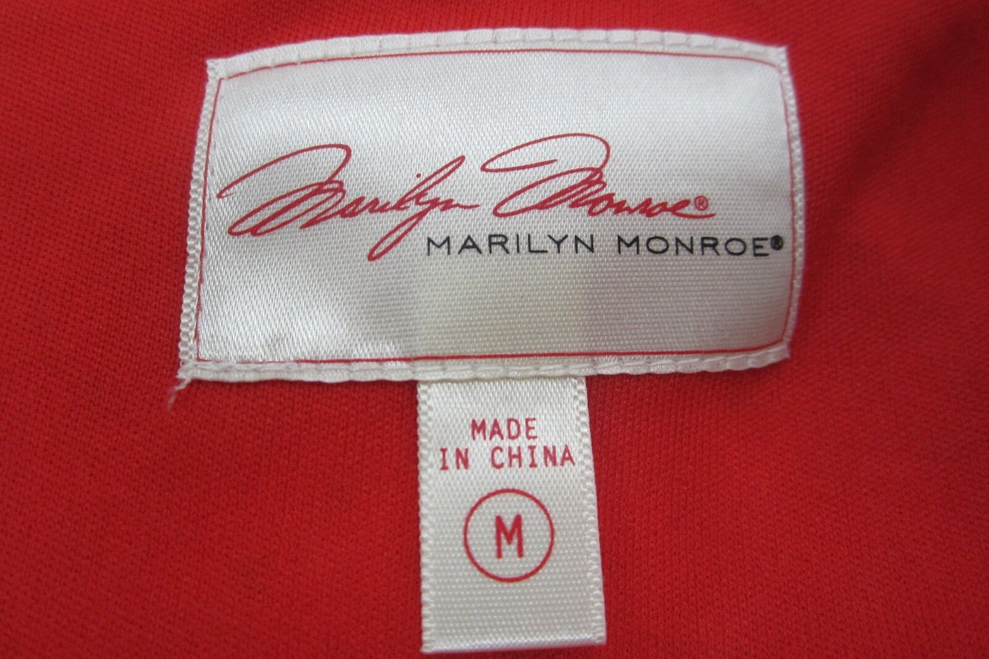 NWT - VINTAGE STYLE -  *Marilyn Monroe Label* Red/Black Dot Dress Size Med