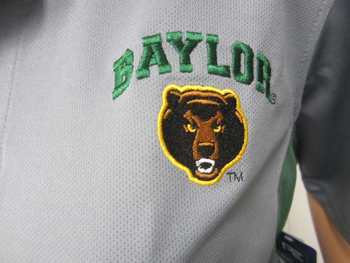 NEW Baylor University Unisex Medium Logo Polo Shirt NWT Proedge 38/40