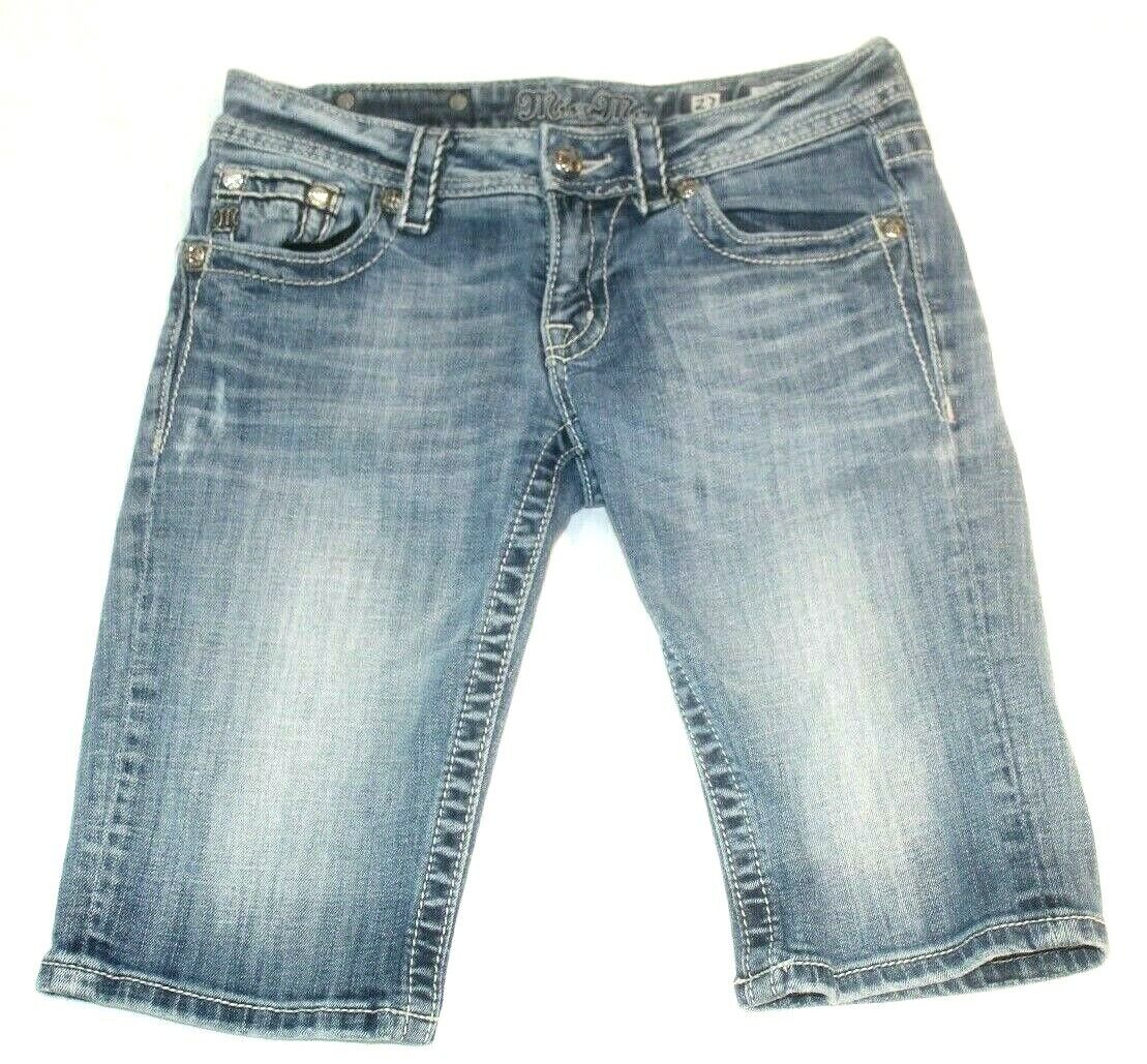 Miss Me  Bermuda Shorts Embellished Pockets JP5341M Size 27