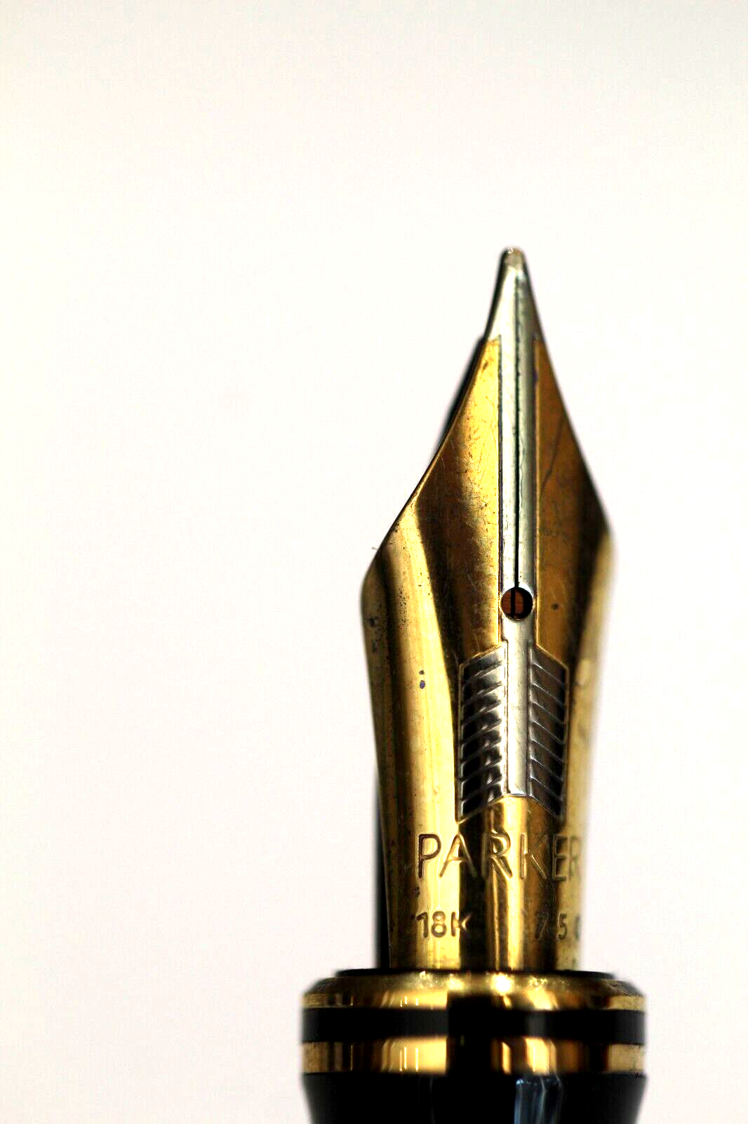 Parker 18K Duofold Centennial Marble Blue Fountain Pen 18K