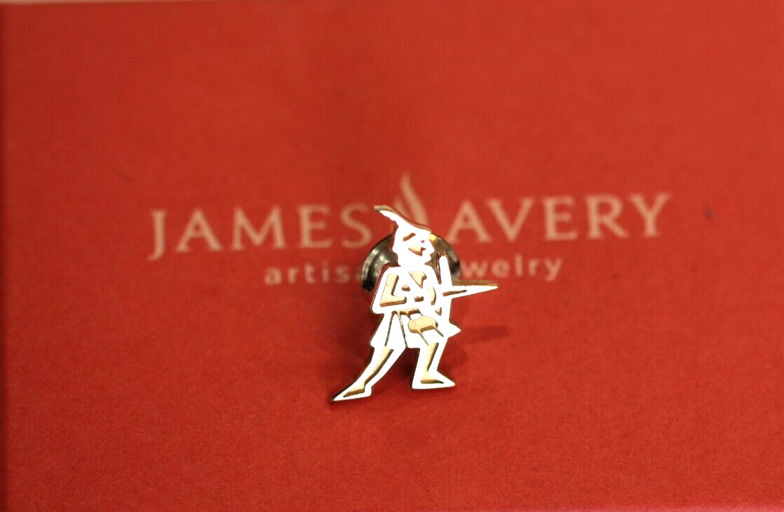 *RETIRED*  James Avery 14k Gold Retired Scottish Highlands Warrior Tie Tack Pin