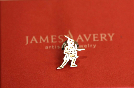 *RETIRED*  James Avery 14k Gold Retired Scottish Highlands Warrior Tie Tack Pin