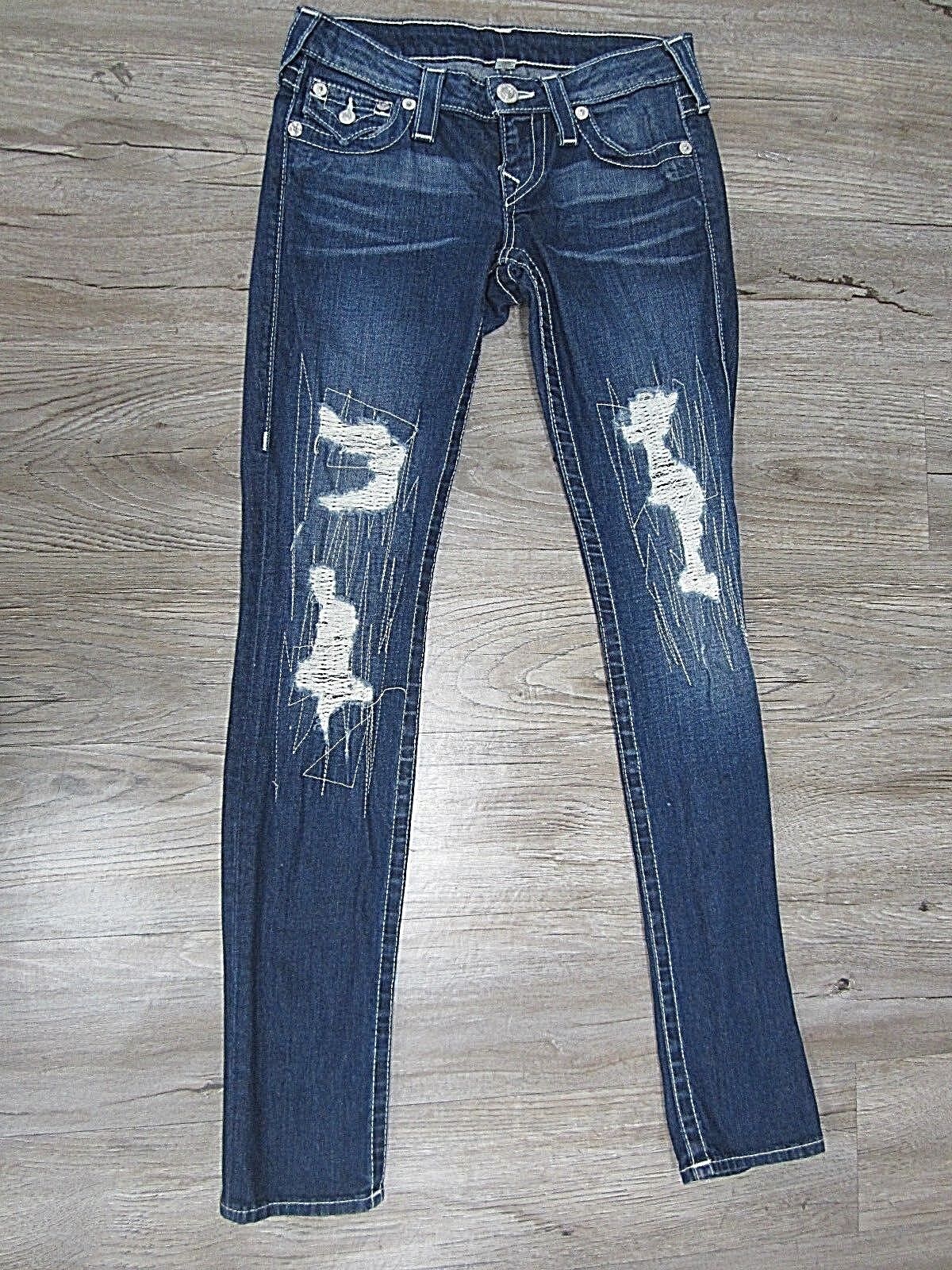 AUTHENTIC True Religion Preowned NICE Womens True Religion Skinny Jeans 25 X 32