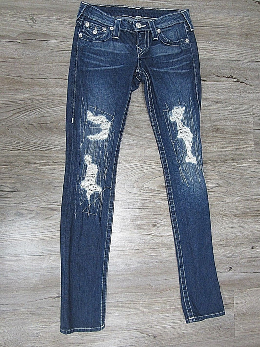 AUTHENTIC True Religion Preowned NICE Womens True Religion Skinny Jeans 25 X 32