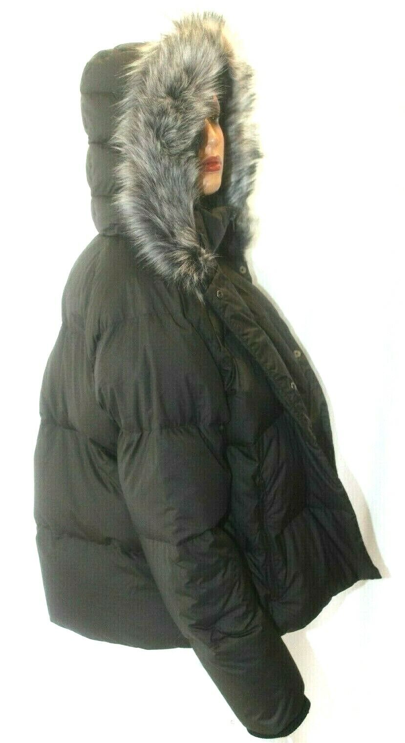 *NWT* $249. North Face Women's Urban Explore Faux Fur Hooded  Down Jacket Sz - L