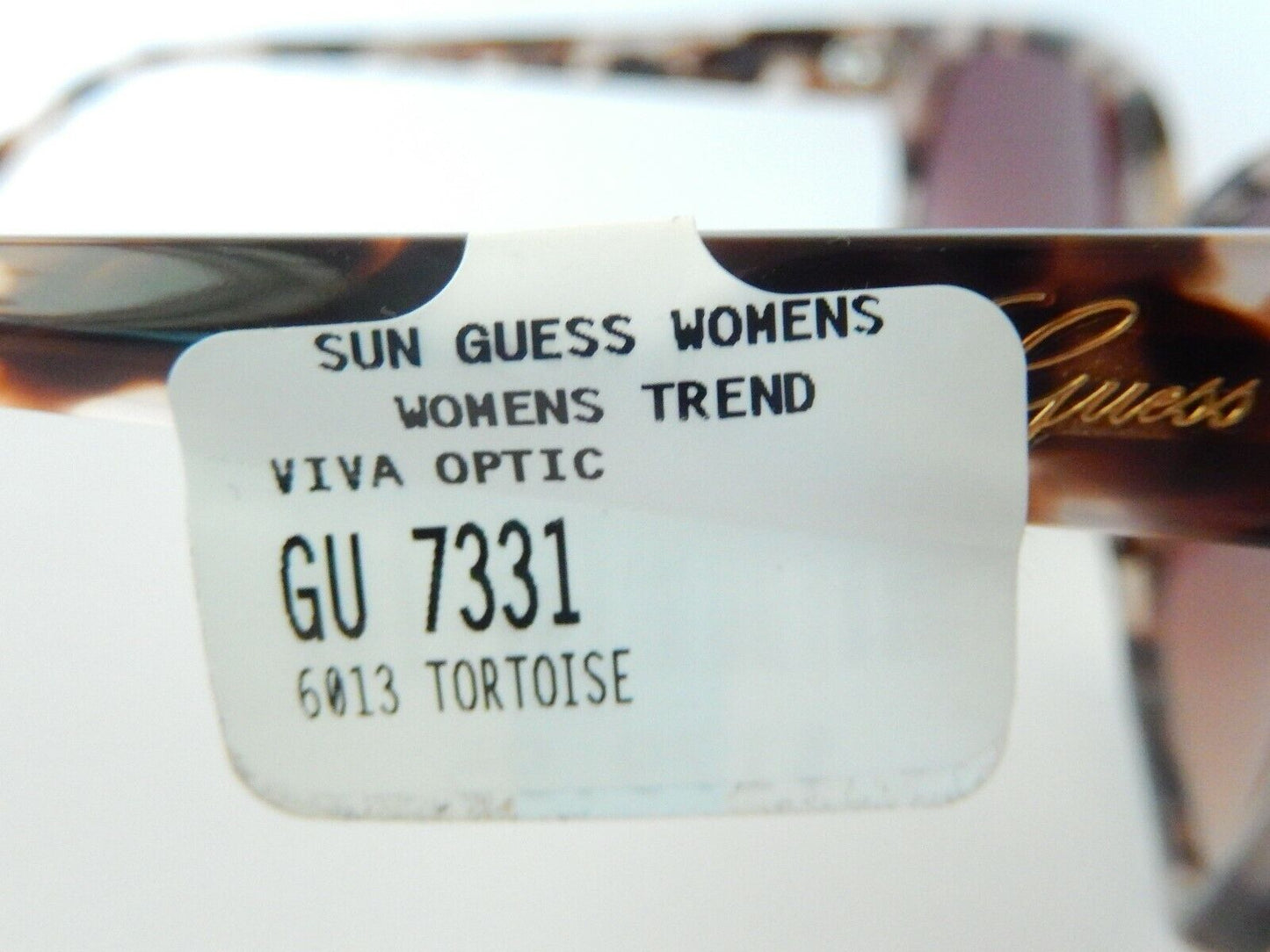 NWT $179 GUESS Sunglasses GU 7331  Tortoise 6013 - 60MM