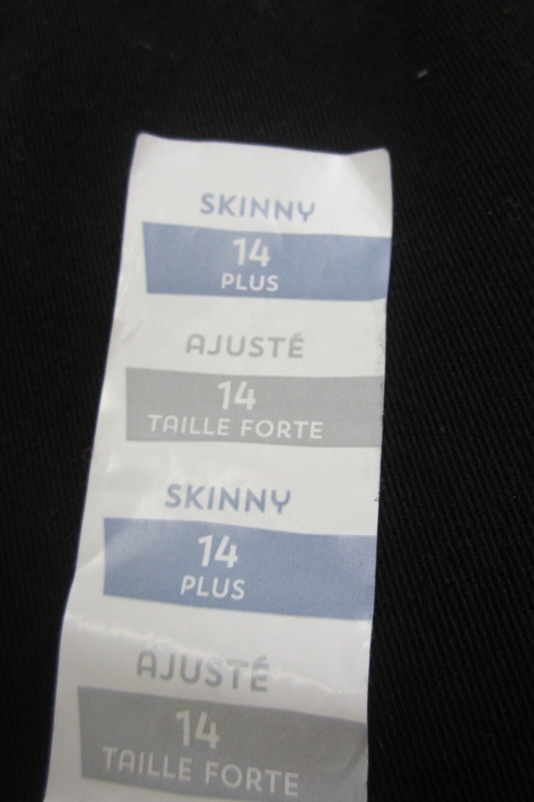 NWT *OLD NAVY* WOMEN'S BLACK STRETCHY 98% COTTON SKINNY LEG PANTS Sz 14 x 29.5L