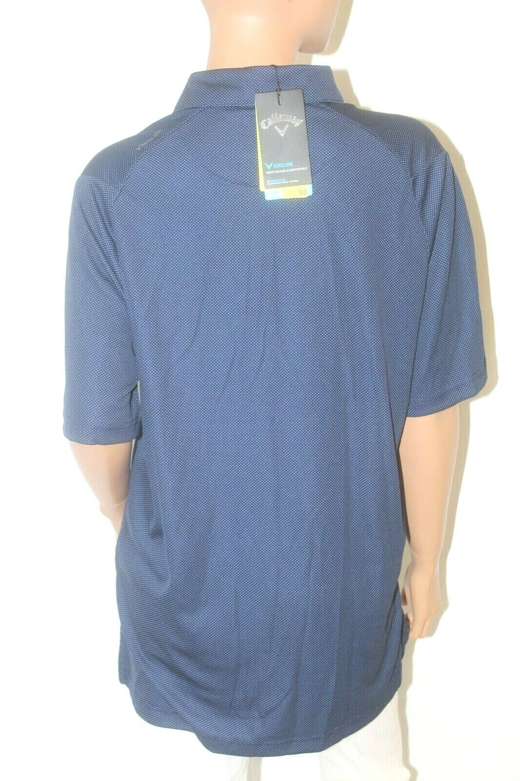 *NWT* $65. Callaway Opti-Dri Swing Tech Short Sleeve Golf Polo Shirt Men's Med