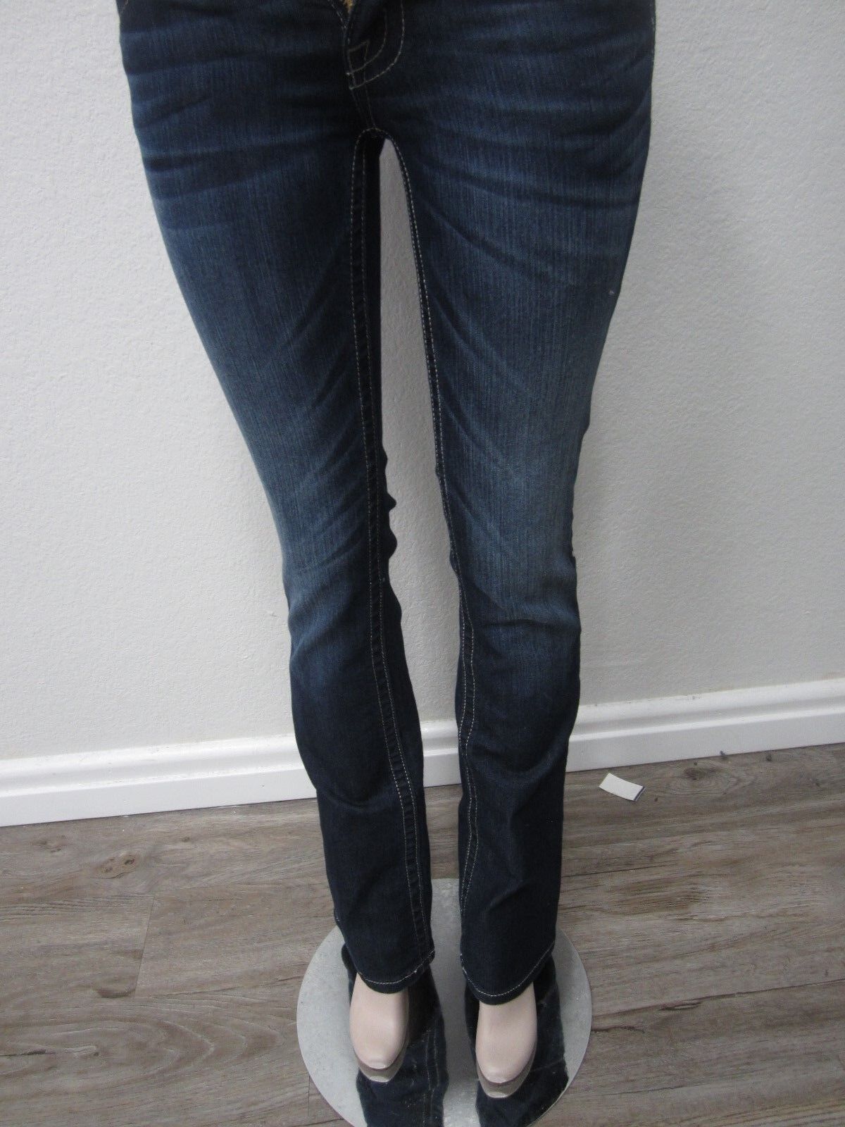 NWOT Miss Me Women's Embellished Pocket Flap Bootcut Jeans JP5489B2 Size 27 x 33
