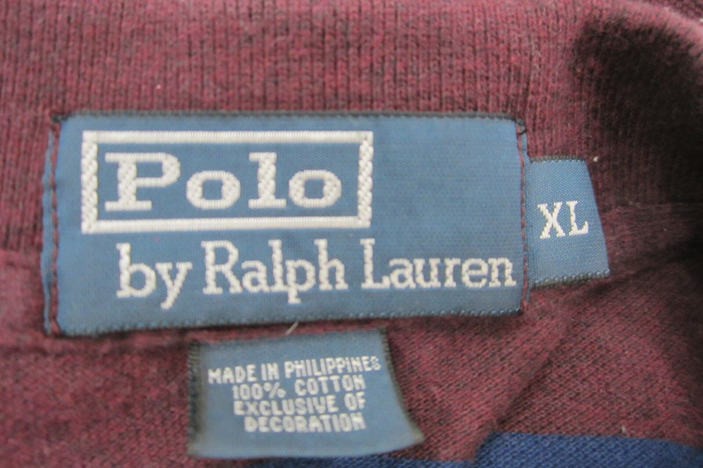 *NICE* Polo Ralph Lauren Men's Polo Shirt Marroon w/ Green Pony Logo Size XL