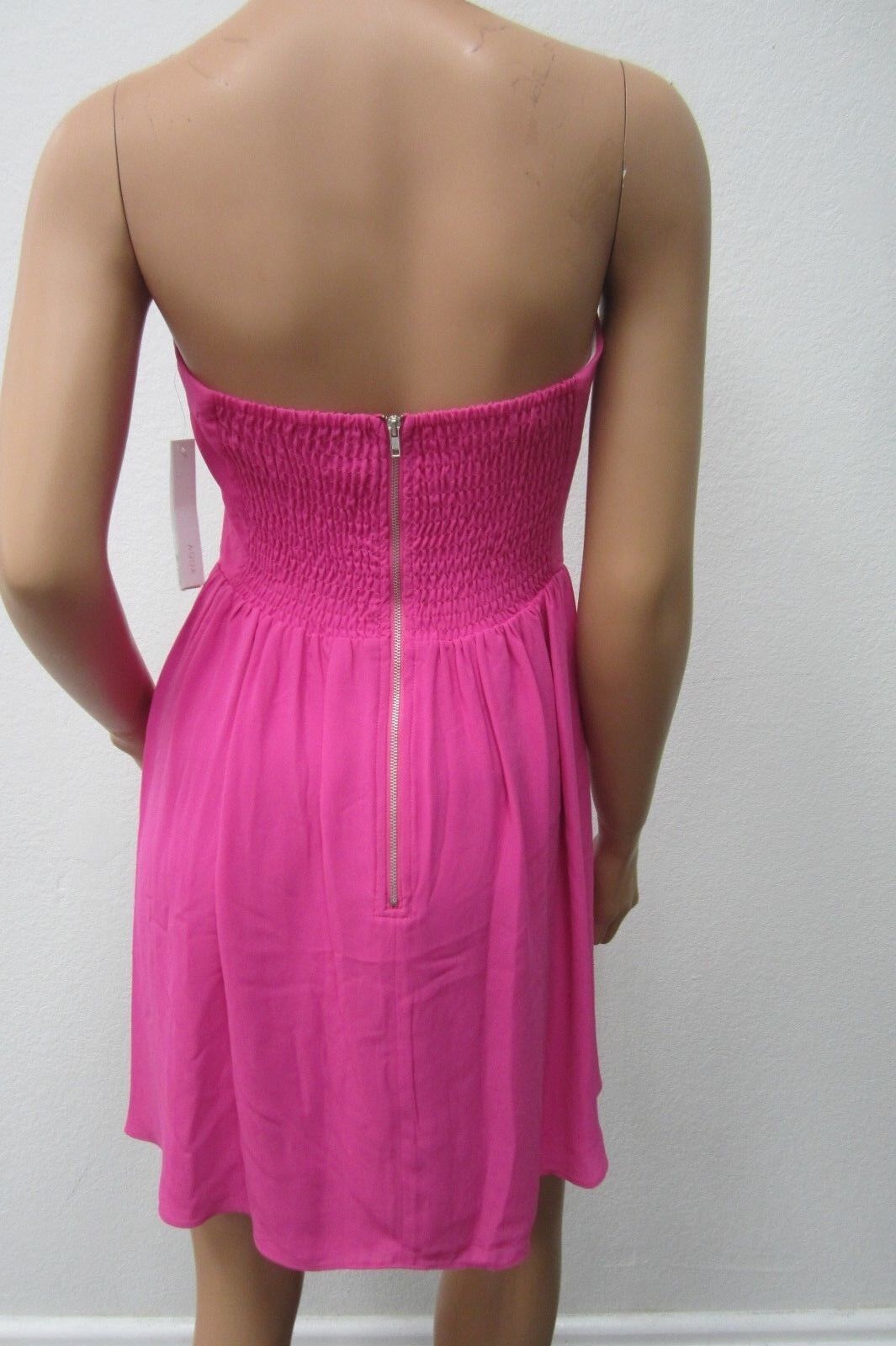 *NWT* ($118.00)   AQUA  SUPER CUTE Strapless Fully Lined Dress  Size Large